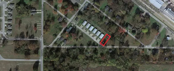 a view of walk in the background