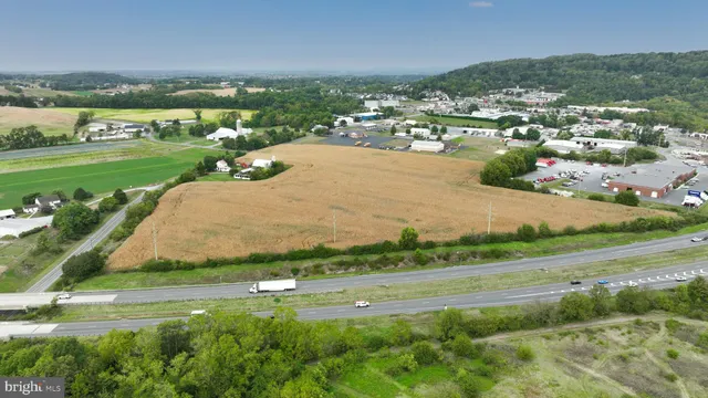 an aerial view of a city with lots of residential buildings