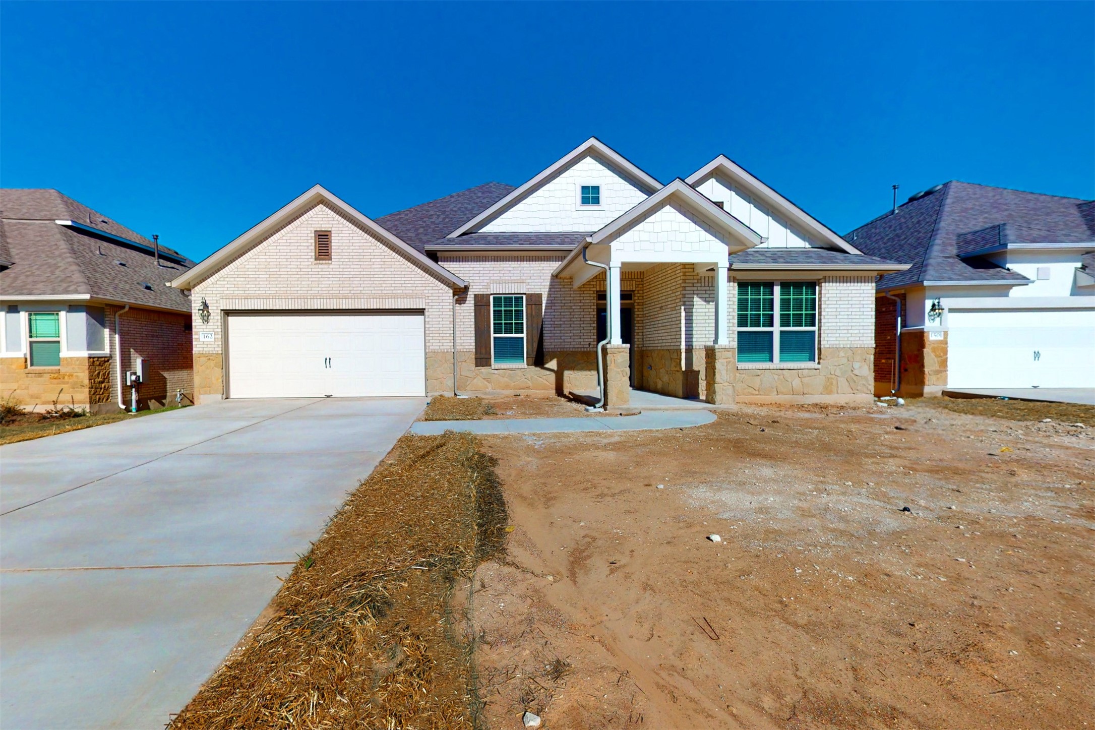162 Trout River Road Kyle, TX 78640 - Photo 1 of 1 a front view of a house with a yard