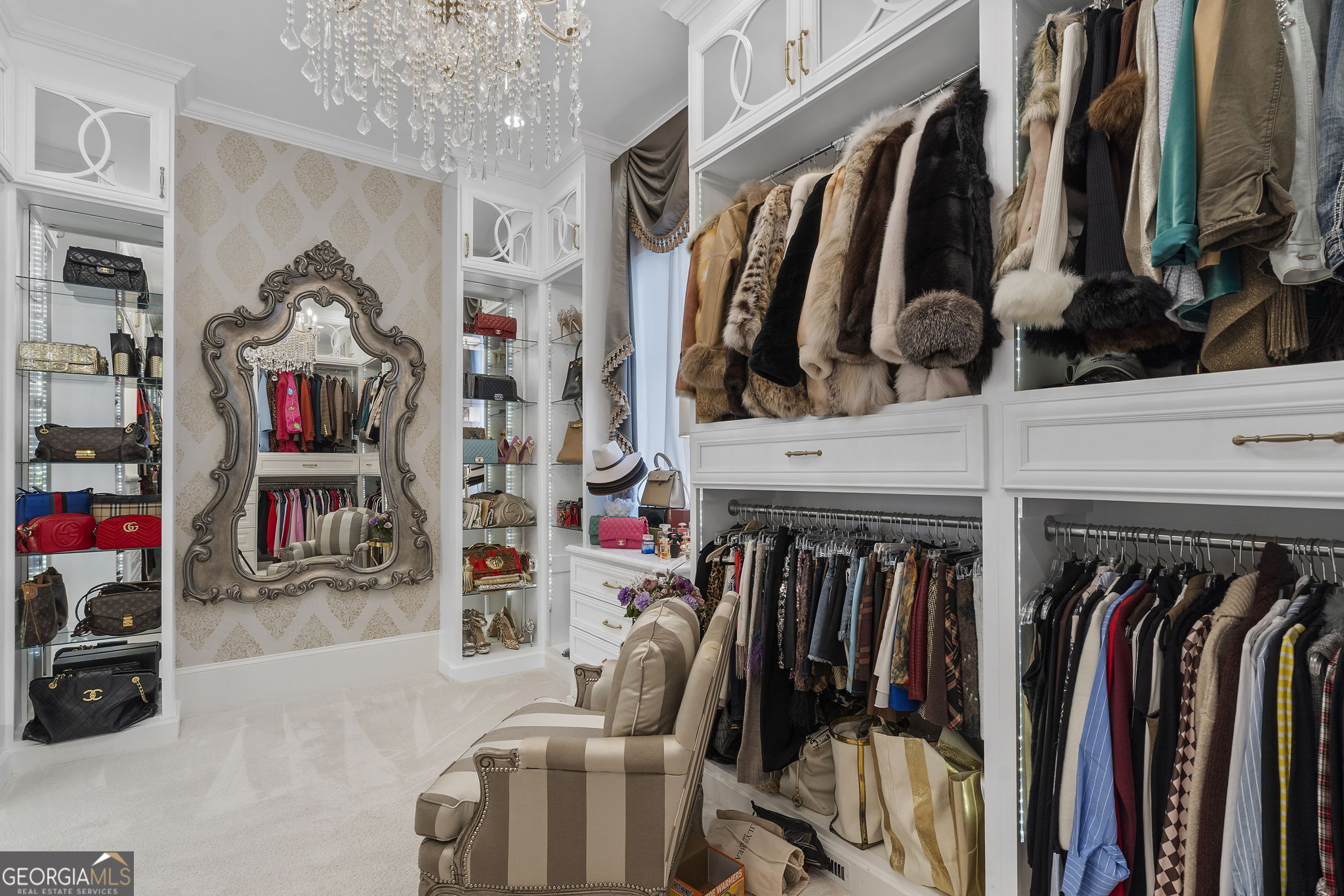9 Belle Meade Drive Rome, GA 30165 - Photo 30 of 78 a view of walk in closet with clothes and shoes