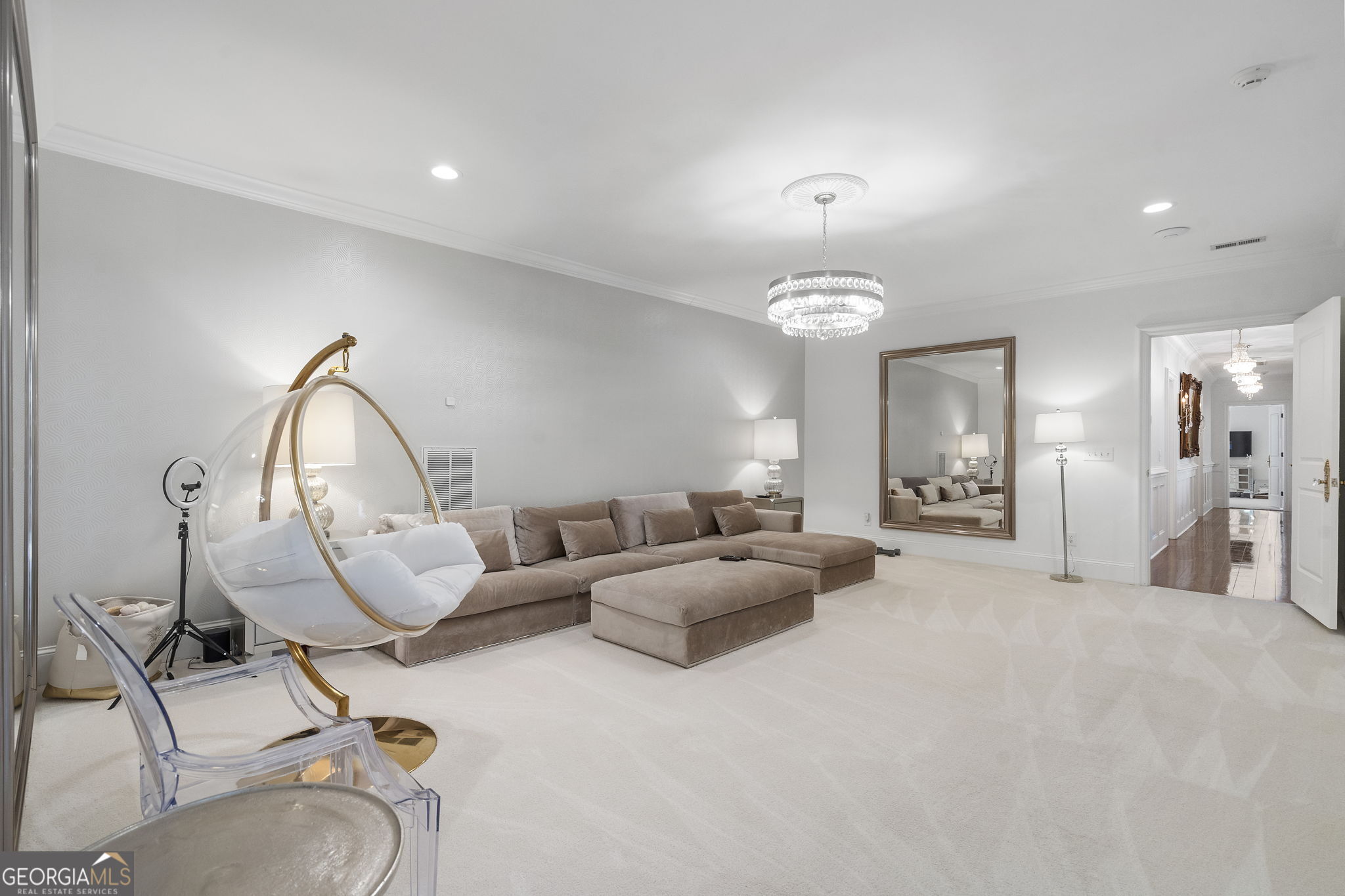 9 Belle Meade Drive Rome, GA 30165 - Photo 36 of 78 a living room with furniture a chandelier and a chandelier