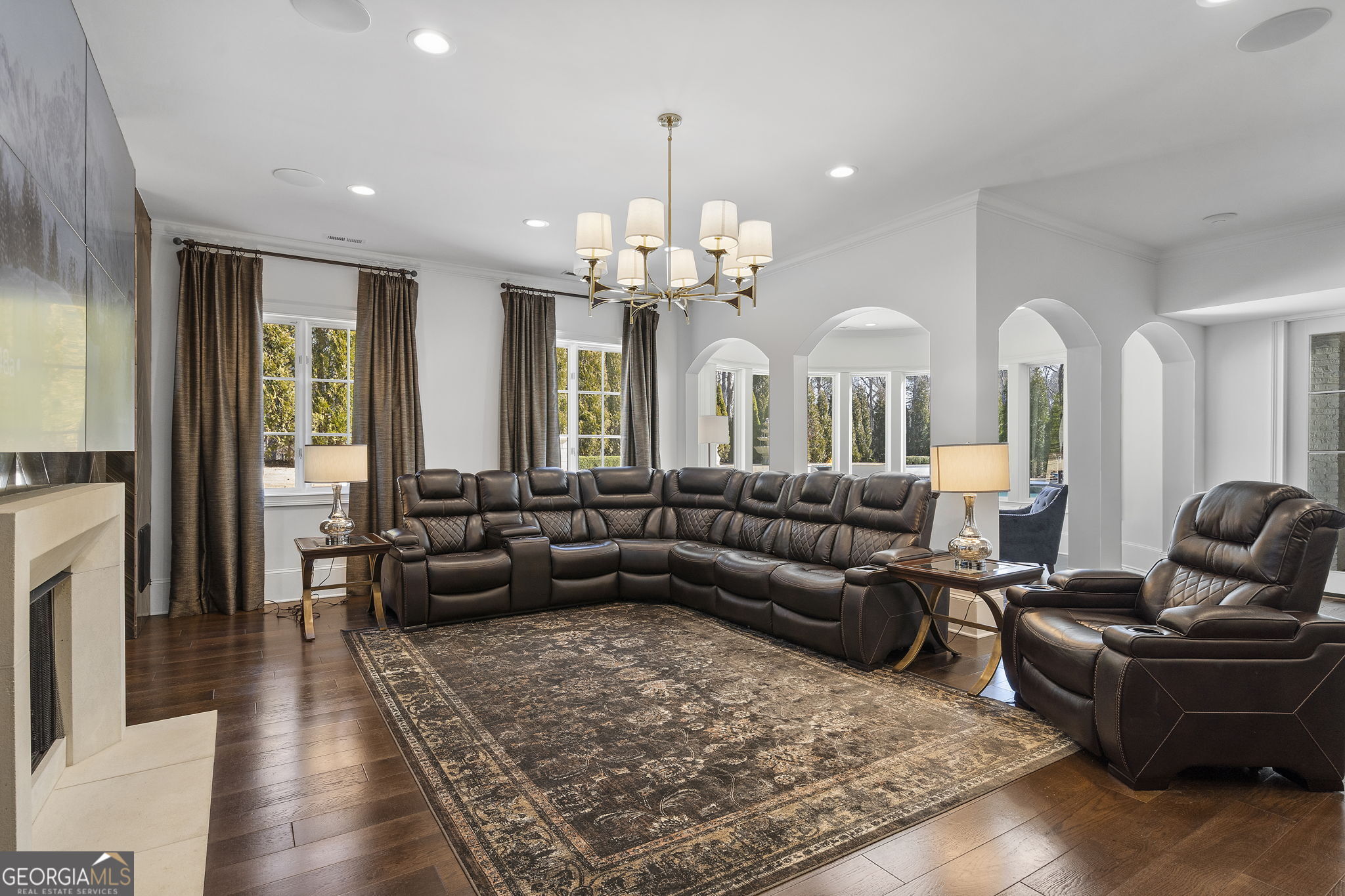 9 Belle Meade Drive Rome, GA 30165 - Photo 47 of 78 a living room with furniture or chandelier and a wooden floor
