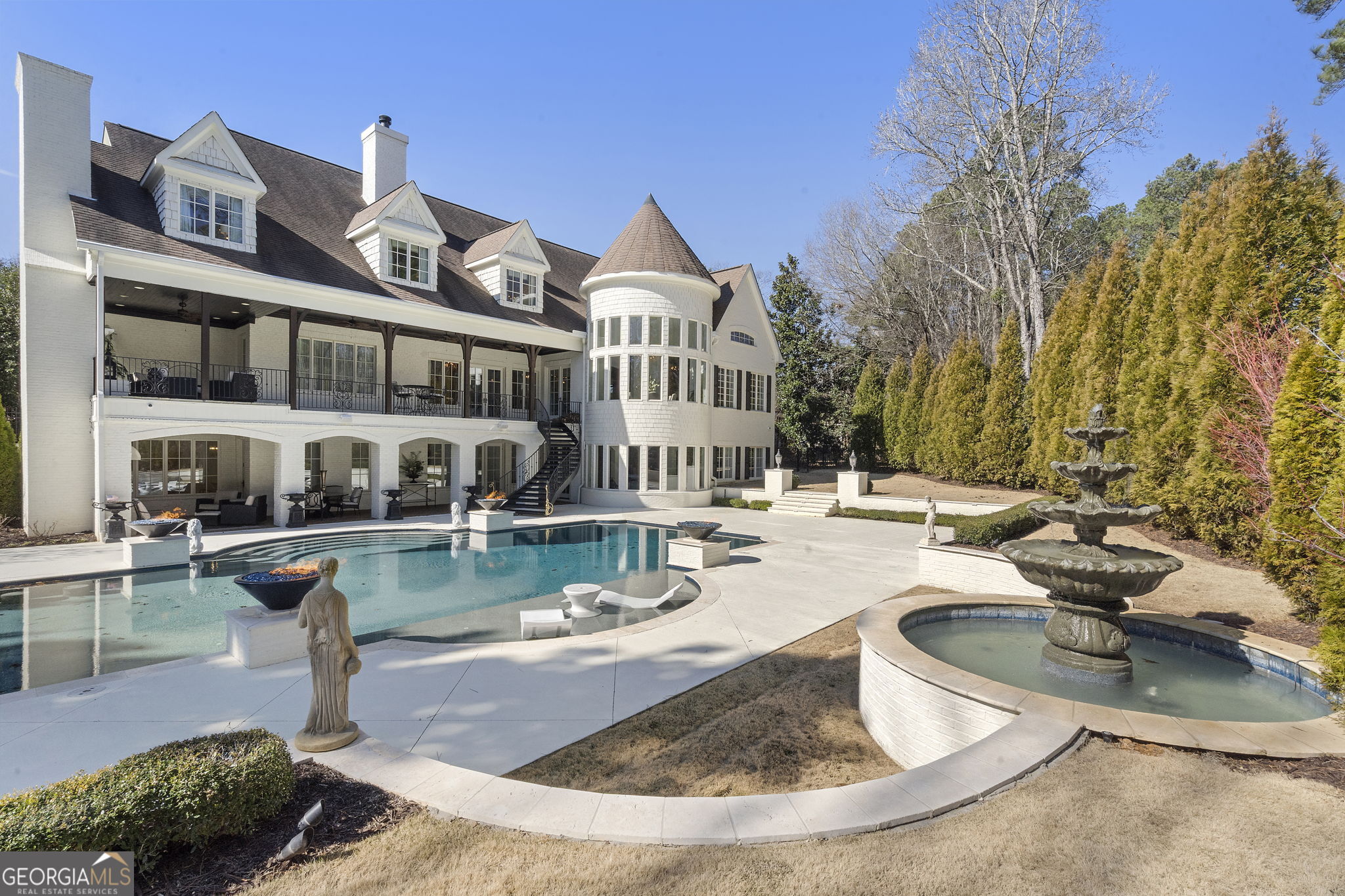 9 Belle Meade Drive Rome, GA 30165 - Photo 62 of 78 a view of a house with swimming pool