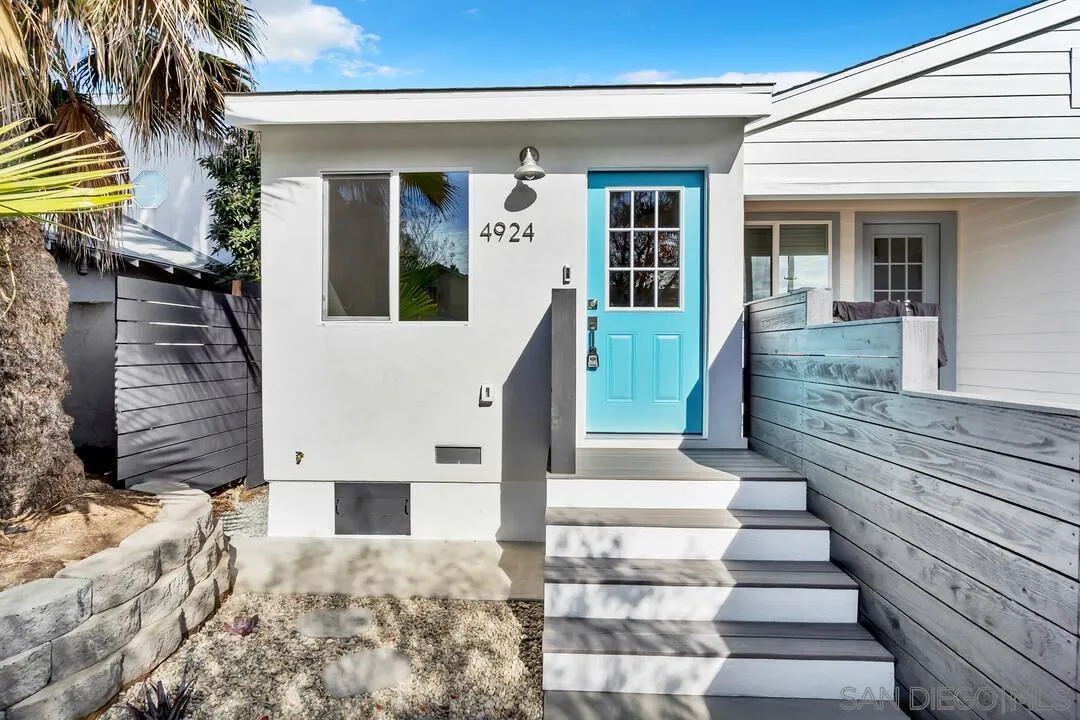 4922 Muir Avenue San Diego, CA 92107 - Photo 17 of 69 a front view of a house with a porch