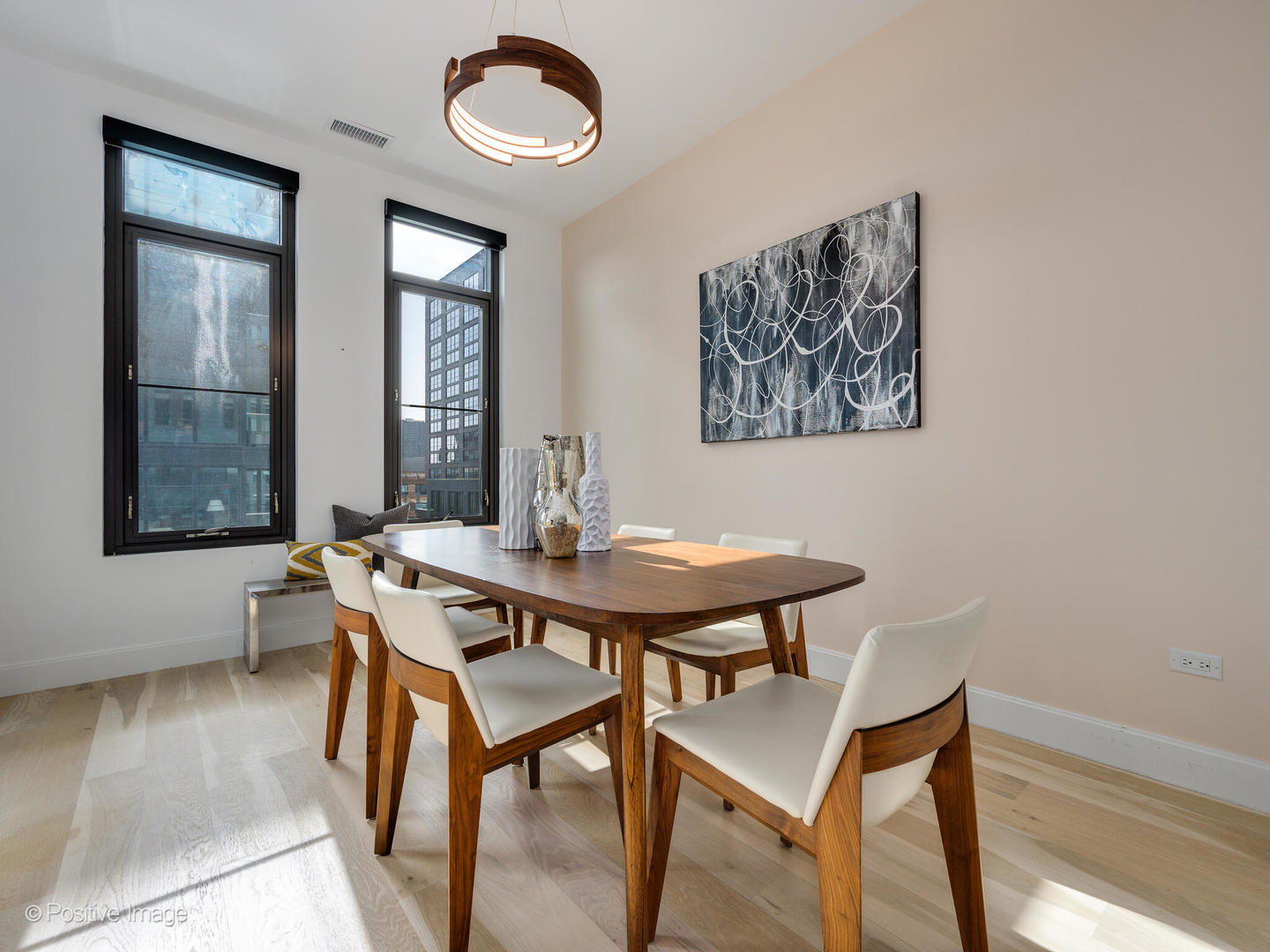 39 North Aberdeen Street, Unit 4S Chicago, IL 60607 - Photo 11 of 25 a view of a dining room with furniture and window