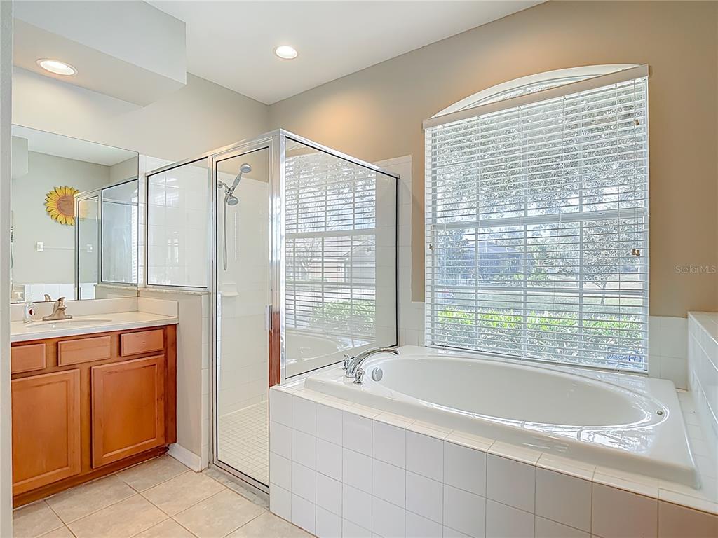 8942 Sandusky Lane New Port Richey, FL 34654 - Photo 45 of 87 a spacious bathroom with sink shower and bathtub