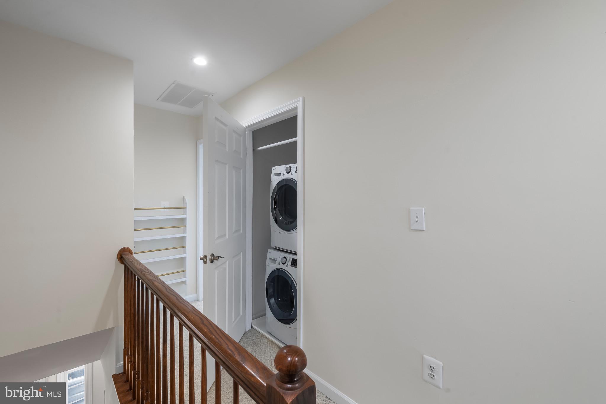 608 South Glover Street Baltimore, MD 21224 - Photo 23 of 41 Washer/dryer on 3rd level of home