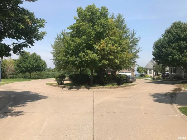 a street view with residential houses
