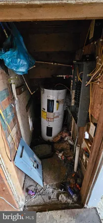a view of storage and utility room