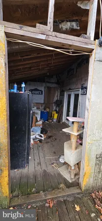 a close view of water heater room