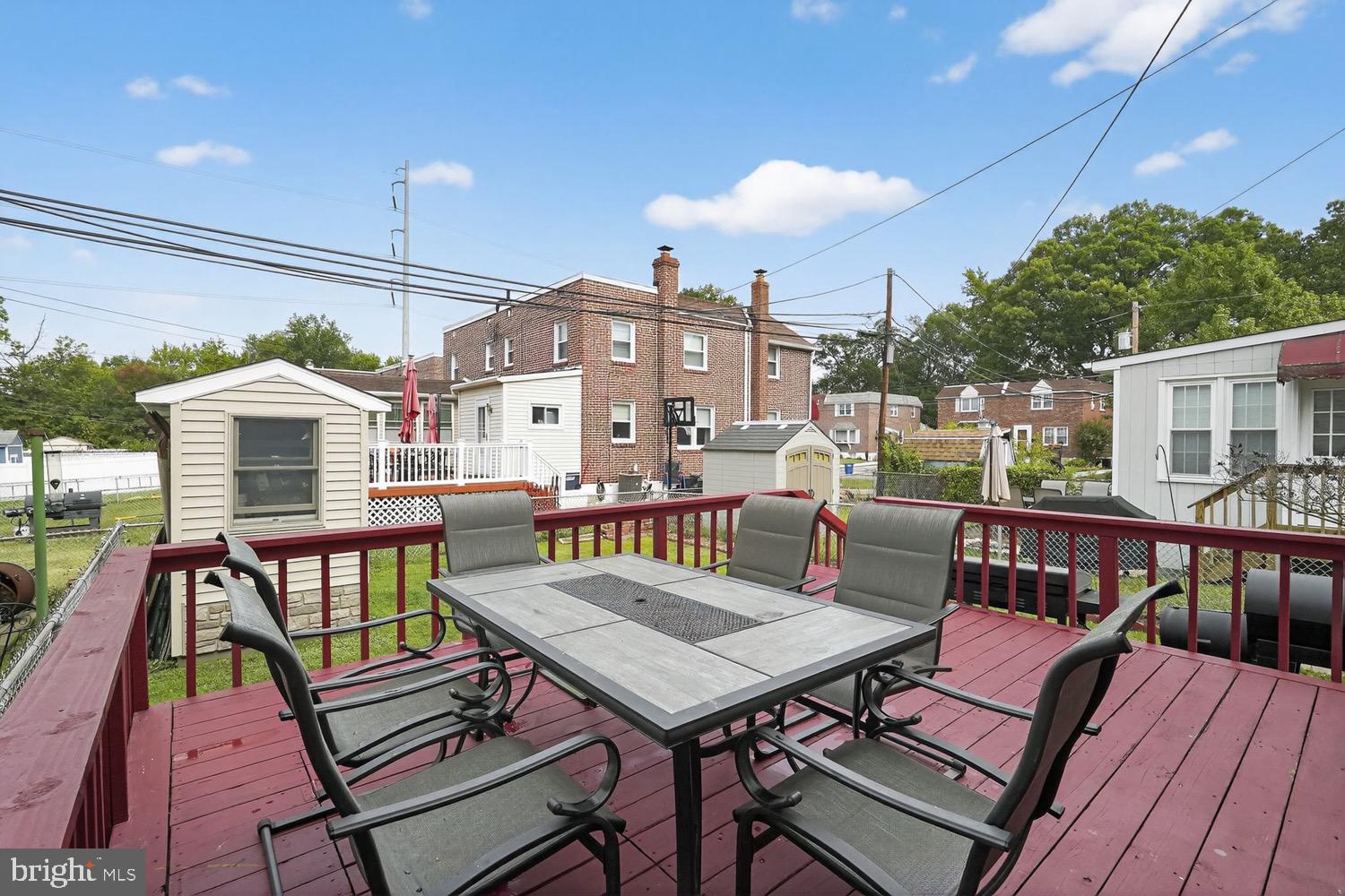431 East Rodgers Street Ridley Park, PA 19078 - Photo 18 of 21 Charming deck with inviting outdoor space.