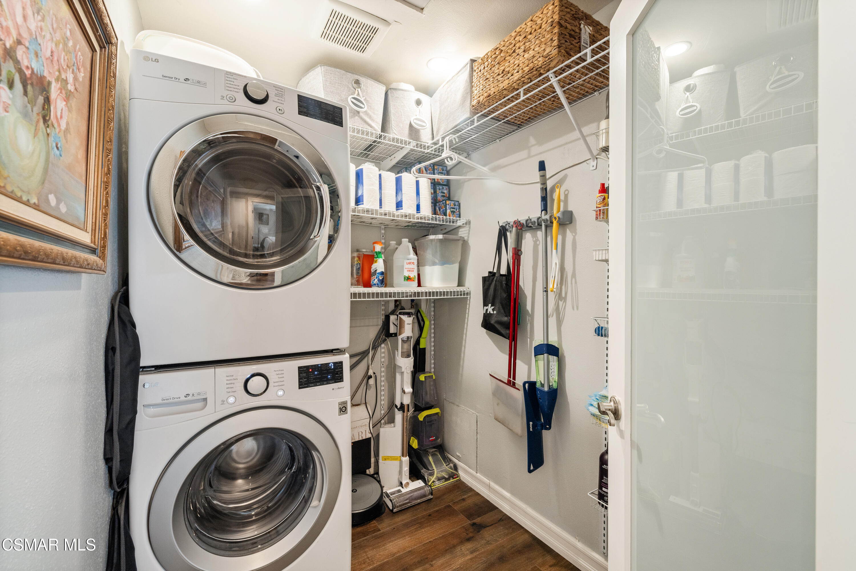 2225 Edelweiss Street, Unit 43 Oxnard, CA 93036 - Photo 18 of 26 a view of storage and utility room with washer and dryer