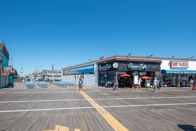 a view of city and ocean