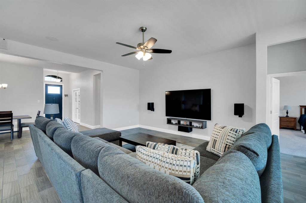 5642 Ranger Drive Midlothian, TX 76065 - Photo 18 of 40 a living room with furniture and a flat screen tv
