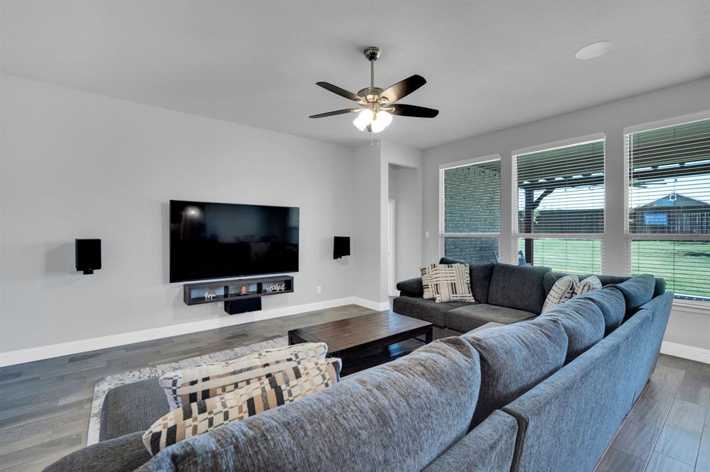 5642 Ranger Drive Midlothian, TX 76065 - Photo 19 of 40 a living room with furniture and a flat screen tv