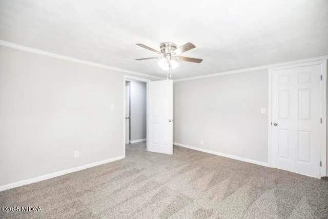 a view of an empty room