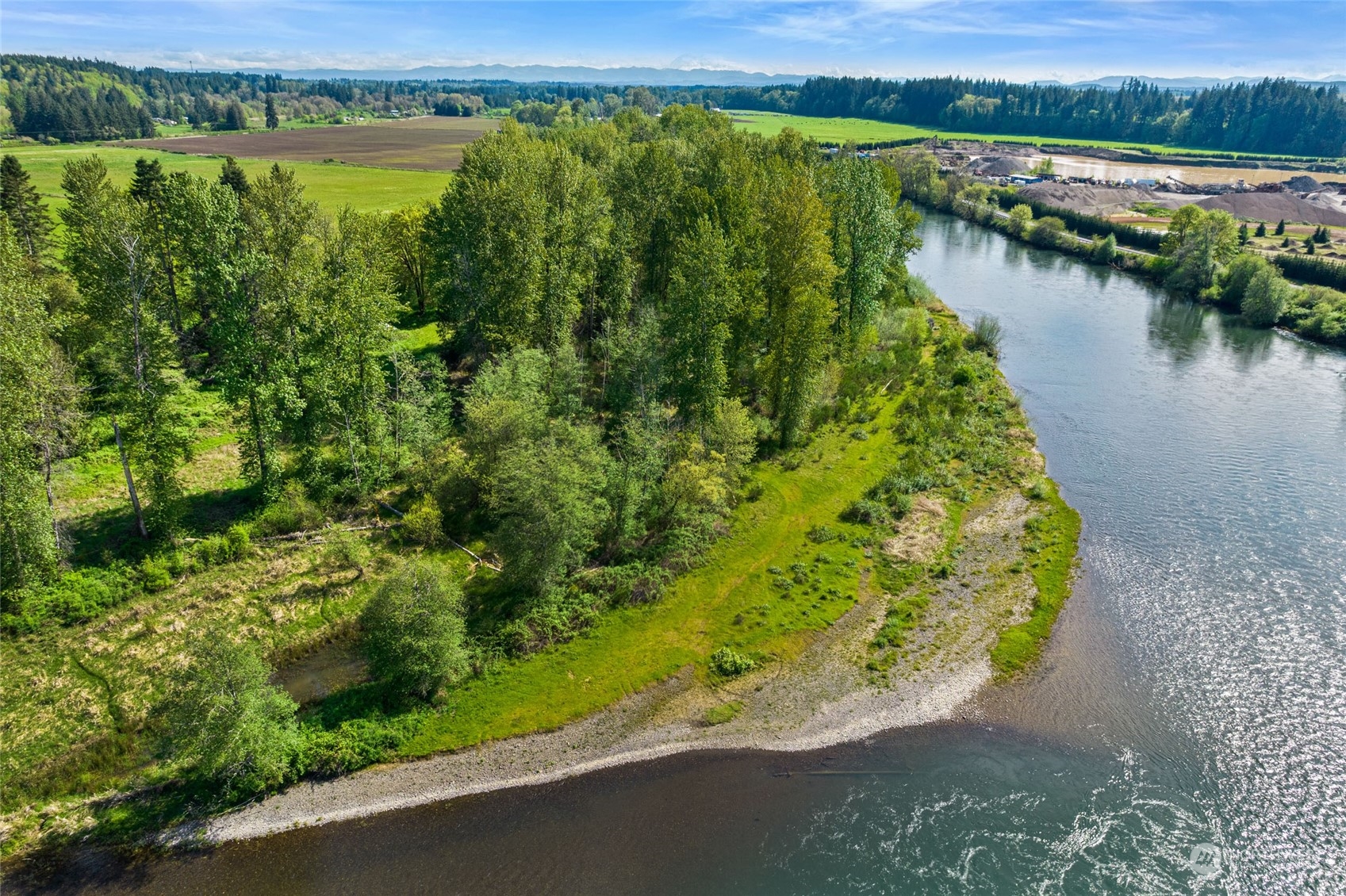0 State Route 506 Toledo, WA 98591 - Photo 32 of 36 an aerial view of residential houses with outdoor space and lake view