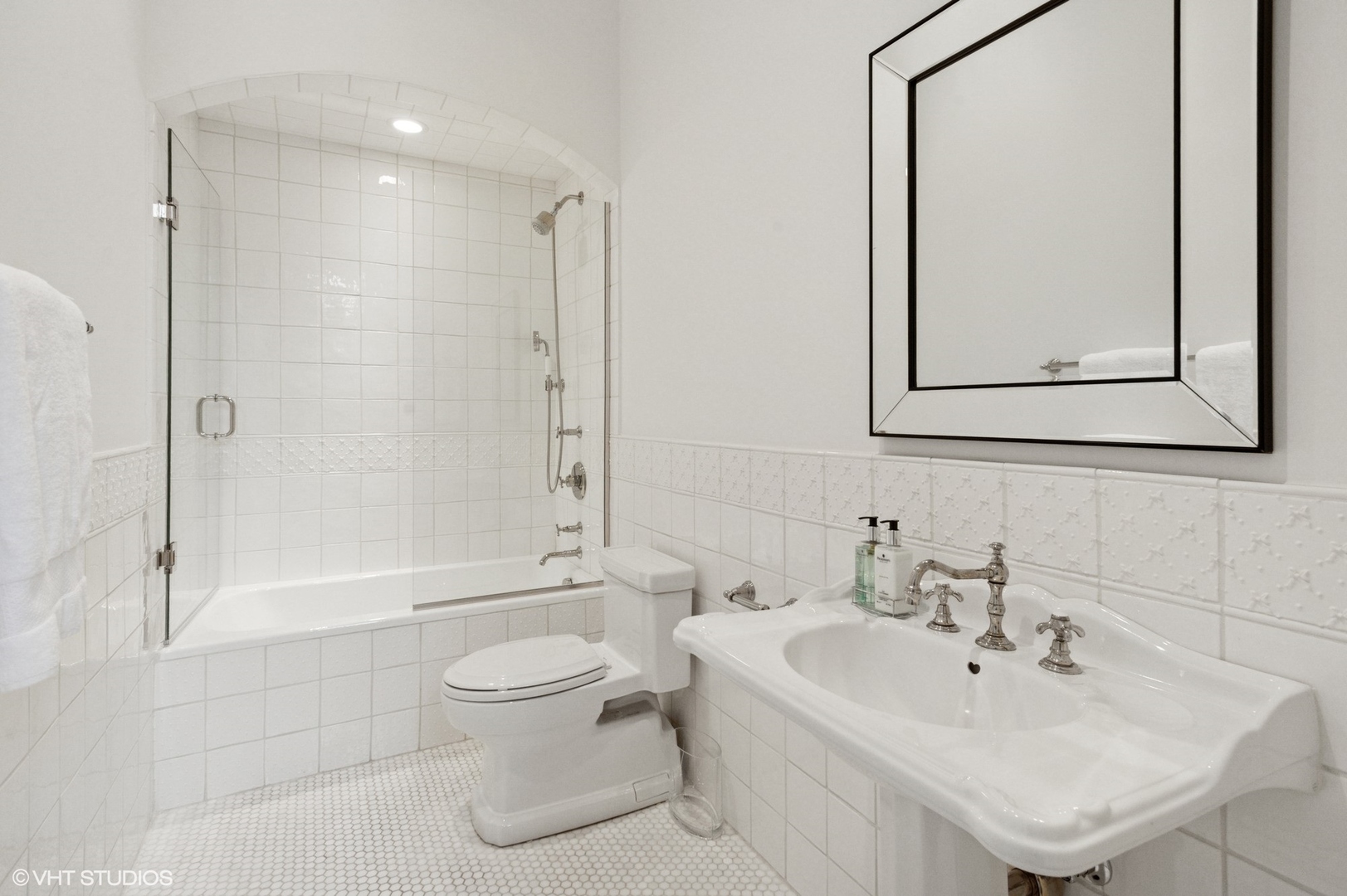 78 Wagner Road Northfield, IL 60093 - Photo 28 of 66 a bathroom with a sink a toilet and shower