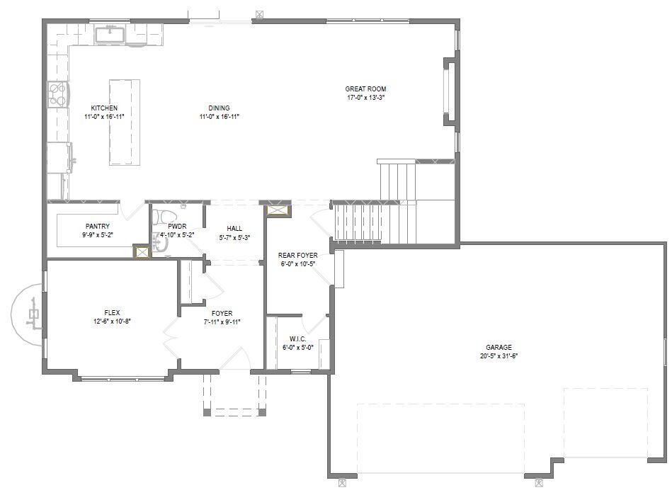 474 Limestone Lane Slinger, WI 53086 - Photo 4 of 5 First Floor Plan