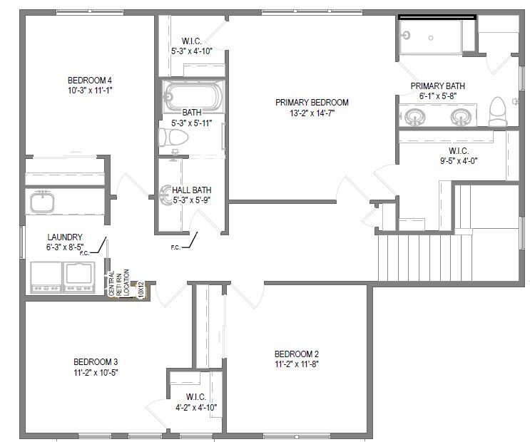474 Limestone Lane Slinger, WI 53086 - Photo 5 of 5 Second Floor Plan