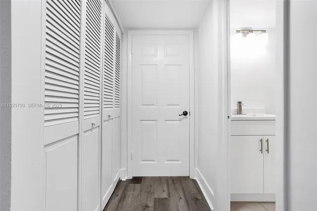 a bathroom with a sink