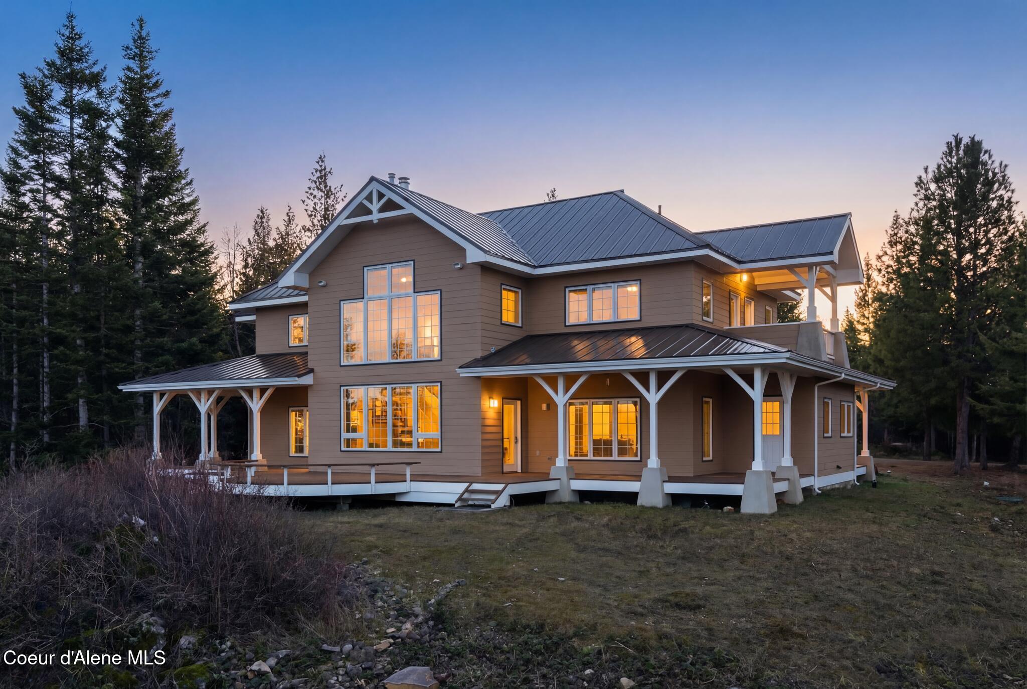 1175 Eureka Road Sagle, ID 83860 - Photo 2 of 73 2_Virtual Twilight 2