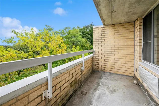 a view of balcony with outdoor space