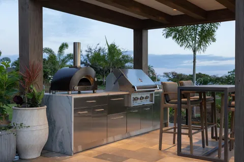 a view of a flower in a garden