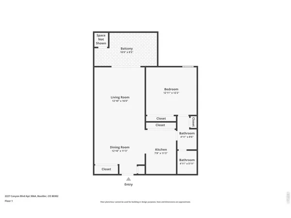 $295,000 | 2227 Canyon Boulevard, Unit 306A, Boulder, CO 80302