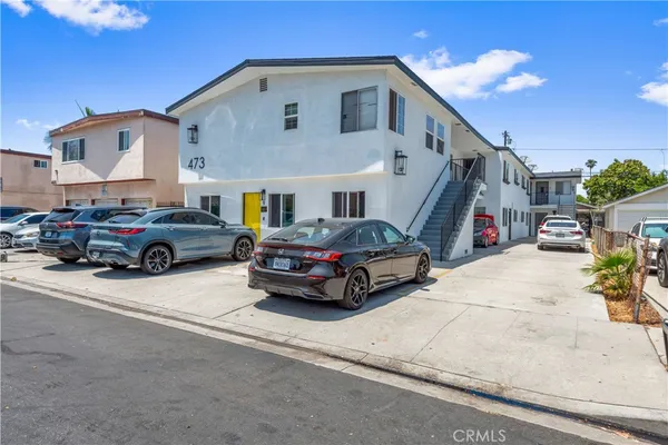 a car parked in front of house