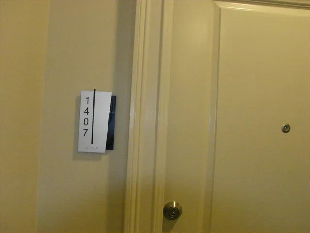 a door and a shower curtain