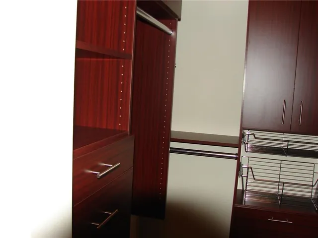 a view of closet