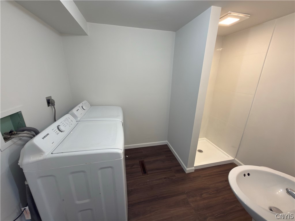 9 West 9th Street Oswego, NY 13126 - Photo 13 of 30 First Floor Laundry & Bathroom