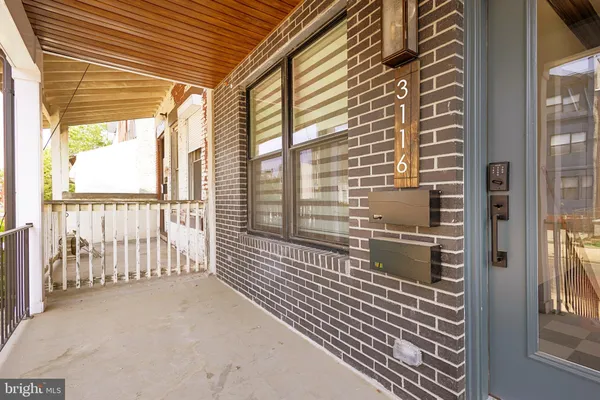 a view of a balcony