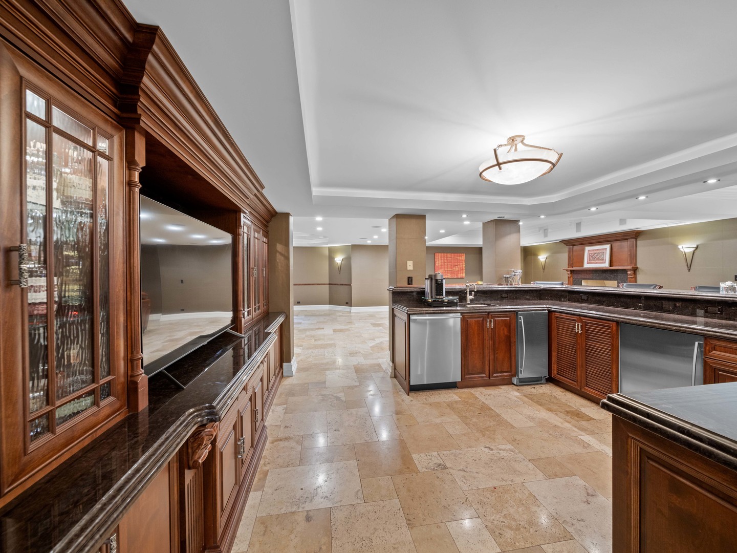 700 Greenwood Road Northbrook, IL 60062 - Photo 51 of 81 a kitchen with stainless steel appliances granite countertop a sink and a stove