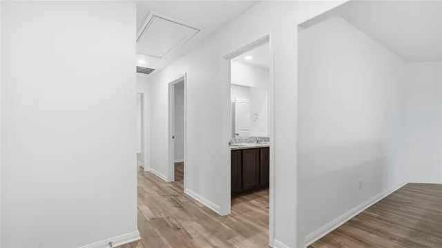 a view of kitchen and utility room