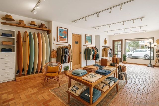 a living room with lots of furniture and a rug