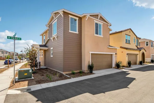 a view of a street with a building