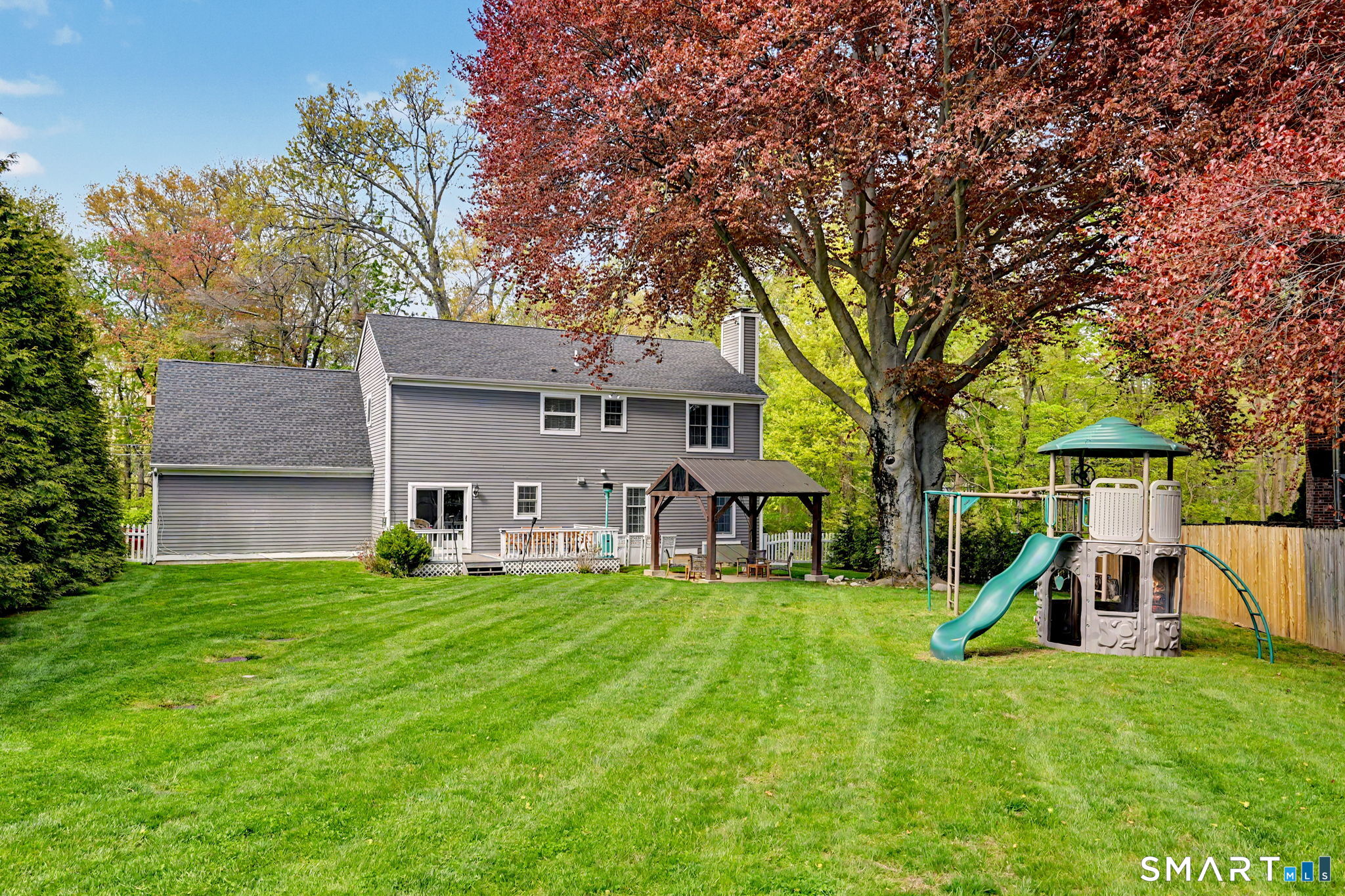 179 West Rocks Road Norwalk, CT 06851 - Photo 34 of 40 Backyard And Gazebo