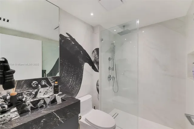 a view of a city with tall buildings