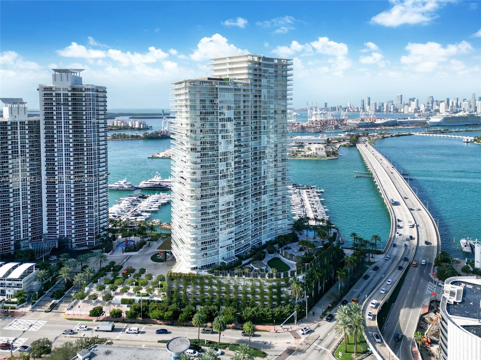 450 Alton Road, Unit 2603 Miami Beach, FL 33139 - Photo 37 of 64 a view of a city and lake
