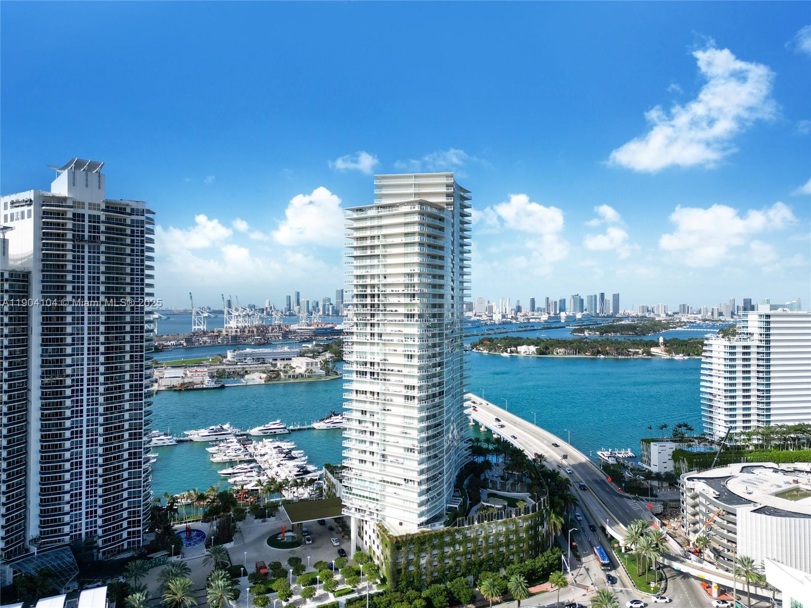 450 Alton Road, Unit 2603 Miami Beach, FL 33139 - Photo 38 of 64 a city view with a lake view