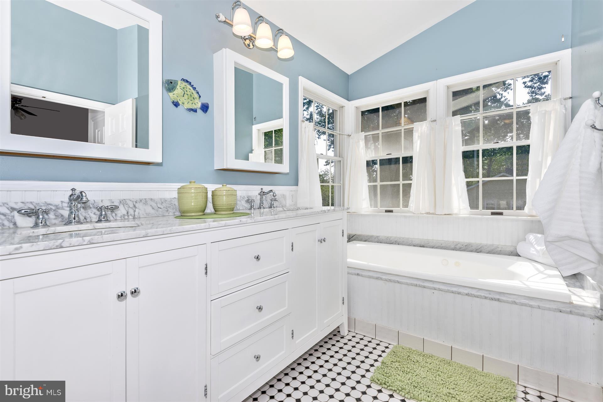 7017 Eden Mill Road Woodbine, MD 21797 - Photo 21 of 30 Master Bath with Double Vanities and Soaking Tub
