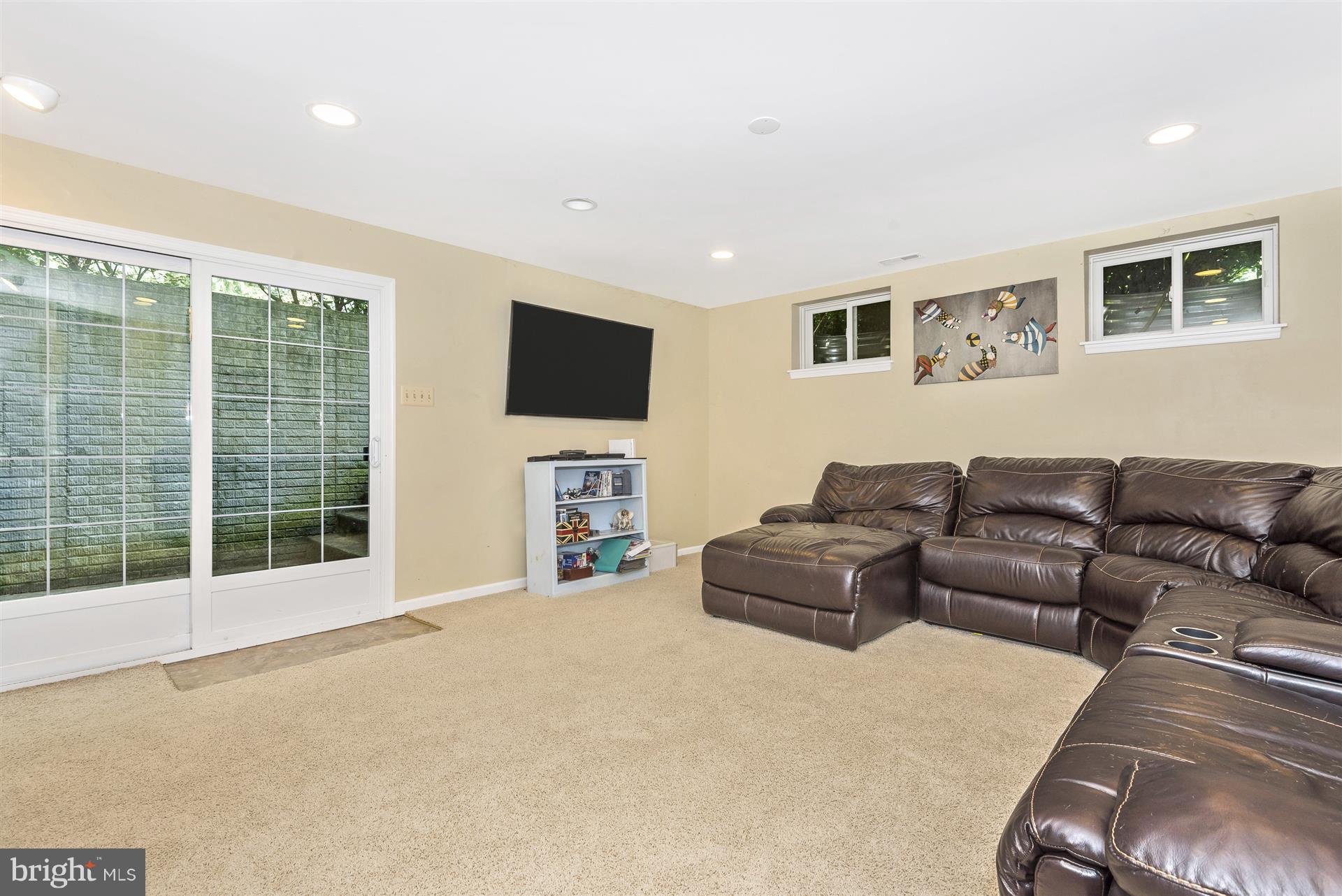 7017 Eden Mill Road Woodbine, MD 21797 - Photo 24 of 30 Rec Room with Two Slider Doors to Patio