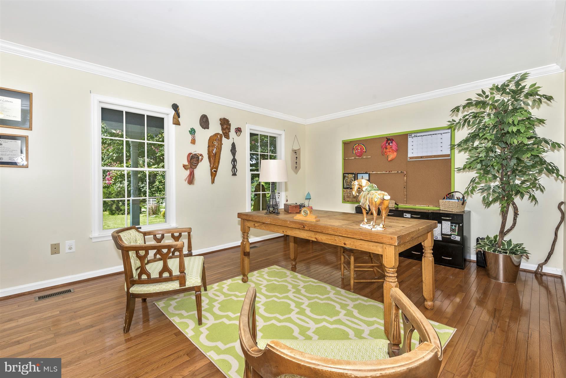 7017 Eden Mill Road Woodbine, MD 21797 - Photo 4 of 30 Main Level Home Office with French Doors