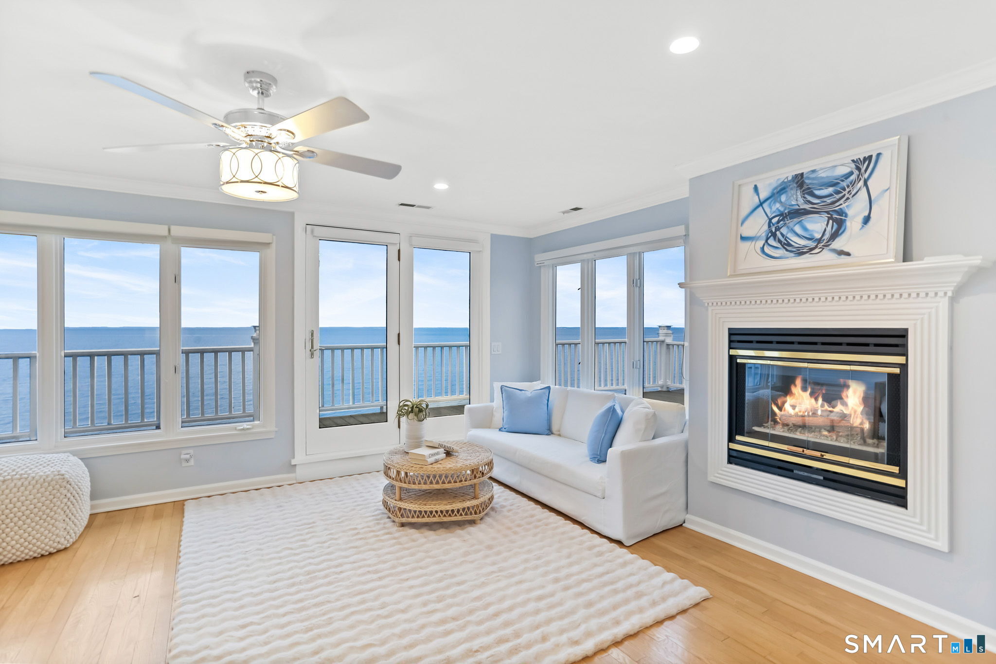 1149 Fairfield Beach Road Fairfield, CT 06824 - Photo 19 of 40 Fall asleep to rolling waves every night and in the morning, wake up to the light pouring in ! Step out to your part of the wrap around deck to share a cup of AM coffee before the day begins.....