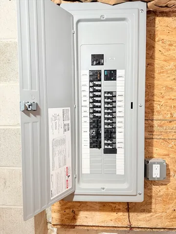 a view of front door of house