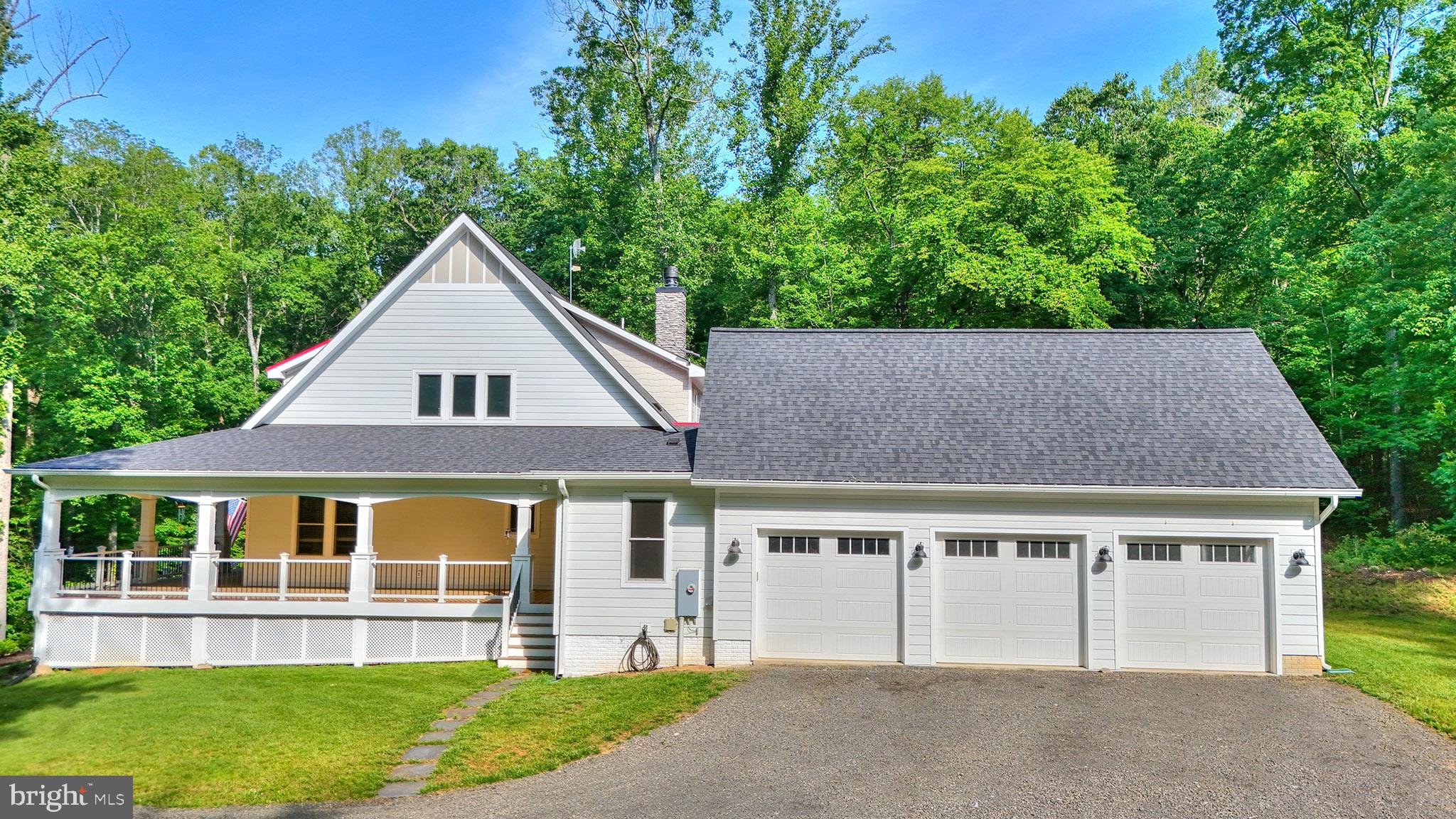 3411 Fenny Hill Road Delaplane, VA 20144 - Photo 3 of 75 Oversized 3 car garage.