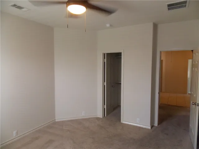 a view of an empty room