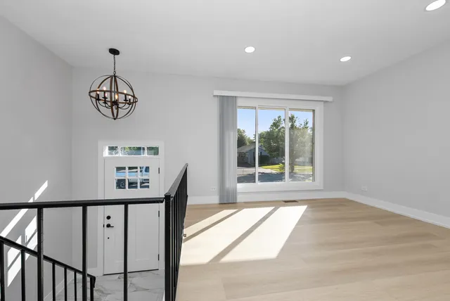 a very nice looking room with a large window